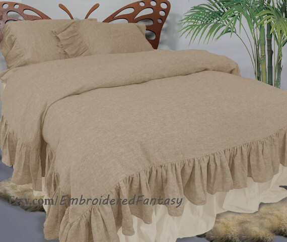 Linen Duvet Cover Linen Comforter Shabby Chic Duvet Cover Etsy