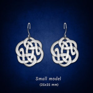 Infinity of Vesica Piscis earrings, infinity earrings, infinity knot, Celtic jewelry, Celtic knot earrings, Vesica Piscis, sacred geometry