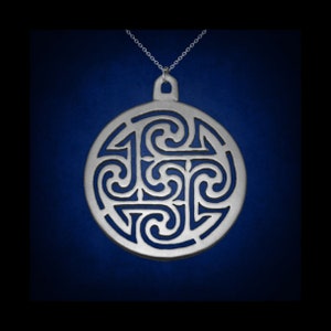 Four winds Silver, Elemental Necklace, Sacred Geometry Jewelry, four elements, numerology, sacred geometry