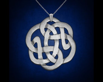 Infinity of vesica piscis, infinity necklace, infinity knot, celtic jewelry, celtic knot necklace, Vesica piscis, magic jewelry