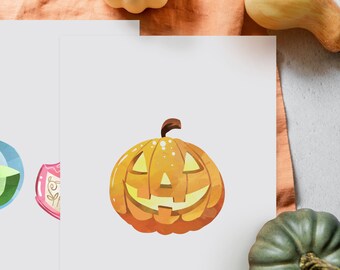 Halloween Scavenger Hunt Icon Poster, Trick or Treat Game, Alternative Trick or Treat, Social Distancing Activity, No Contact #SPP088hsp