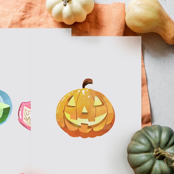 Halloween Scavenger Hunt Icon Poster, Trick or Treat Game, Alternative Trick or Treat, Social Distancing Activity, No Contact #SPP088hsp