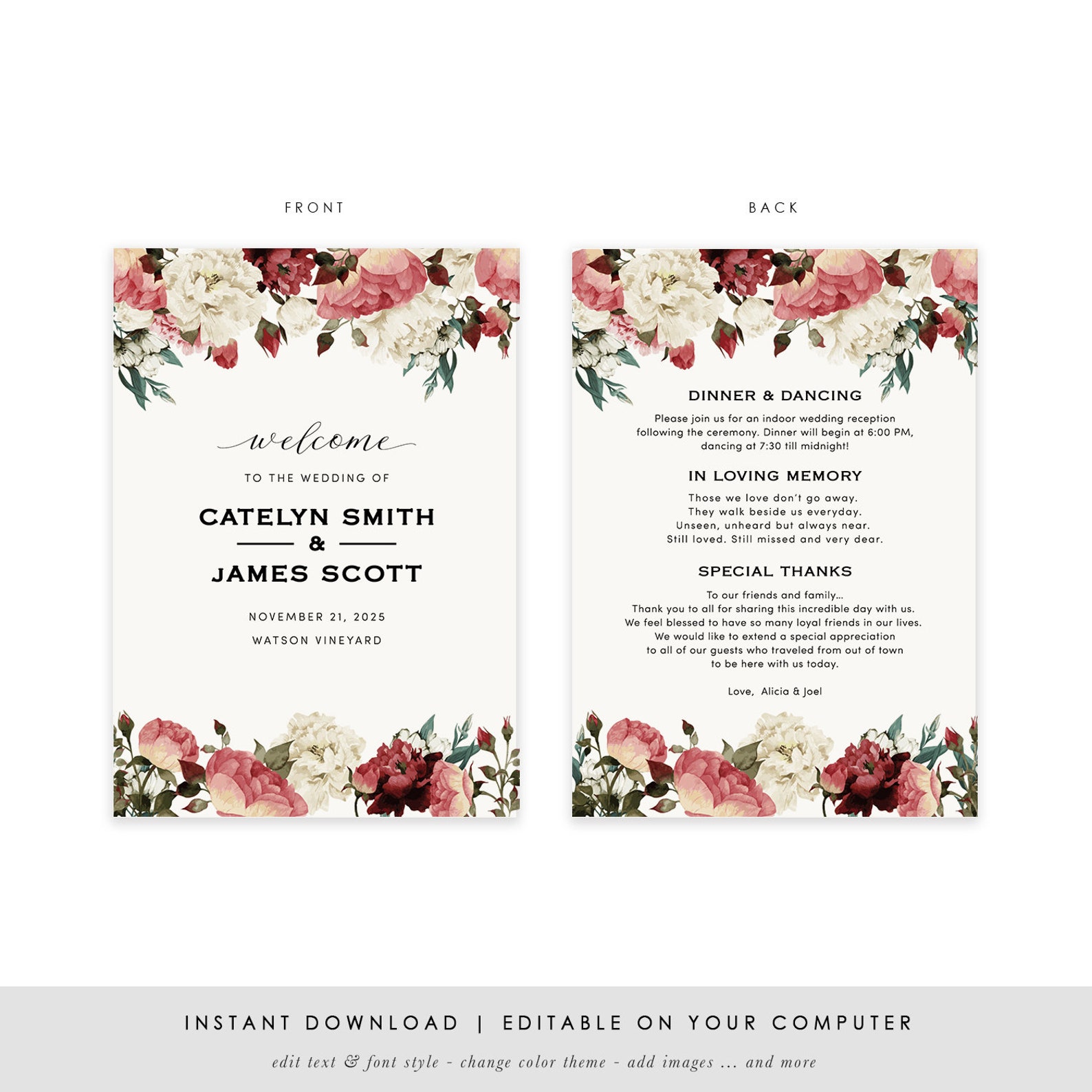 wedding-program-book-template-printable-wedding-program-catholic