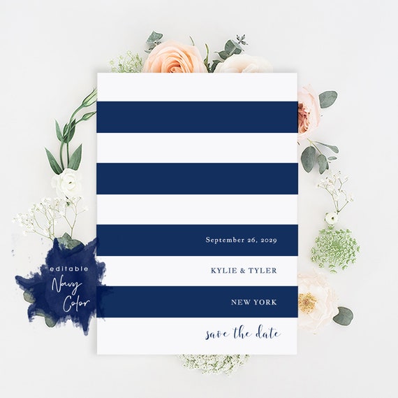 Printable Save-the-date Template Save the Date Invitation - Etsy