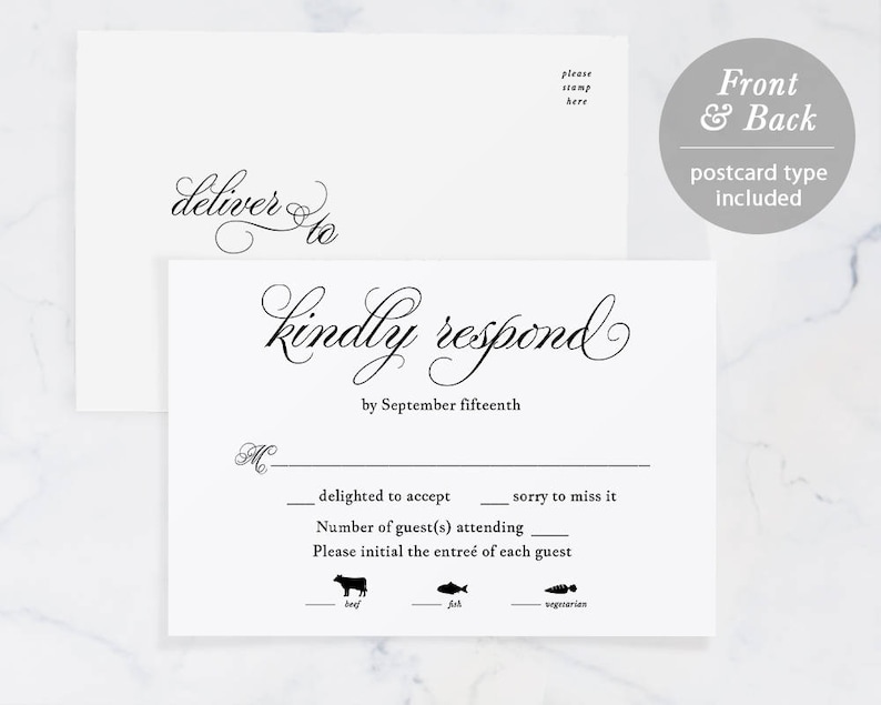 Rsvp Card Template, Printable Wedding day RSVP, RSVP Postcard, Reply Card, pdf Jpeg Down load, TEMPLETT, Progressive Calligraphy, #SPP014rs graphic regarding Printable Rsvp Cards named Rsvp Card Template, Printable Marriage RSVP, RSVP Postcard, Answer Card, pdf Jpeg Down load, TEMPLETT, Progressive Calligraphy, #SPP014rs