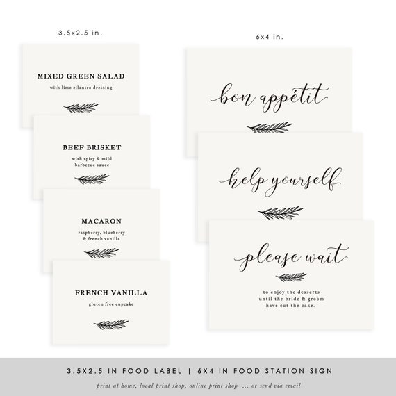 printable buffet label template buffet food sign buffet labels dessert stations label templett bon appetit rustic wedding spp031fl buffet food labels templates