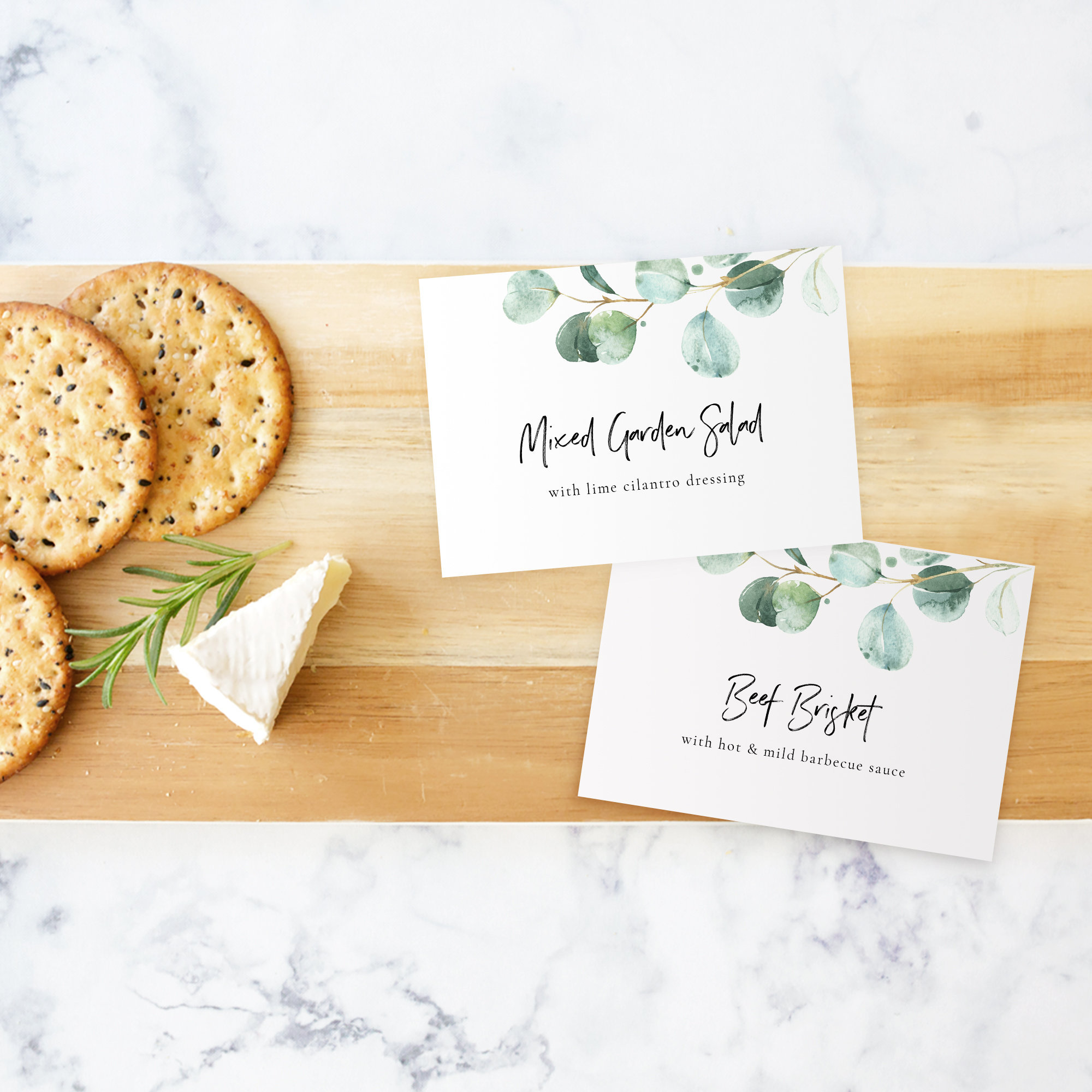 Printable Eucalyptus Buffet Label Template Buffet Food Sign - Etsy Hong ...