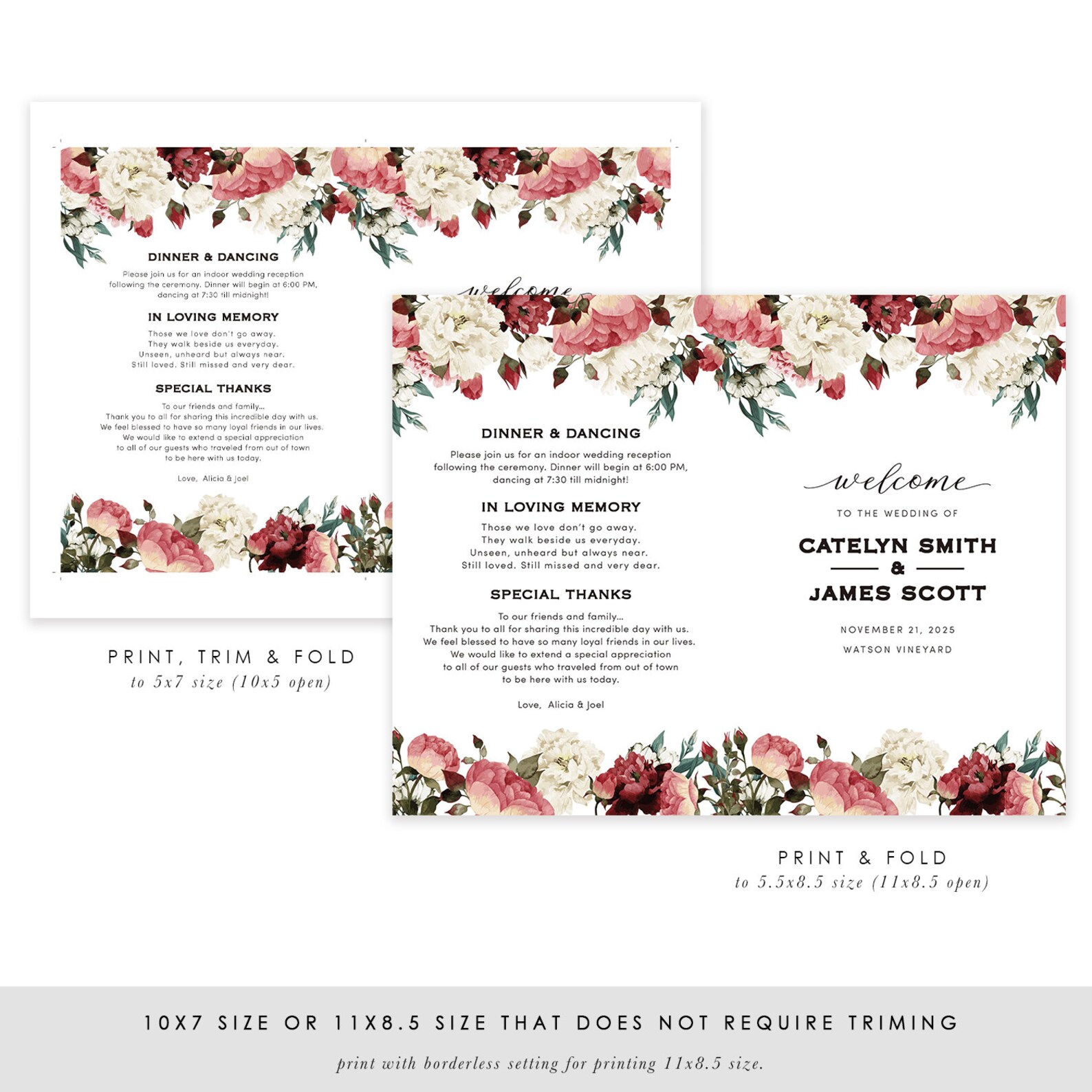 wedding-program-book-template-printable-wedding-program-catholic