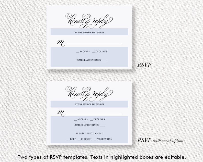 Booklet Invitation Set Printable Wedding Invitation Template Etsy