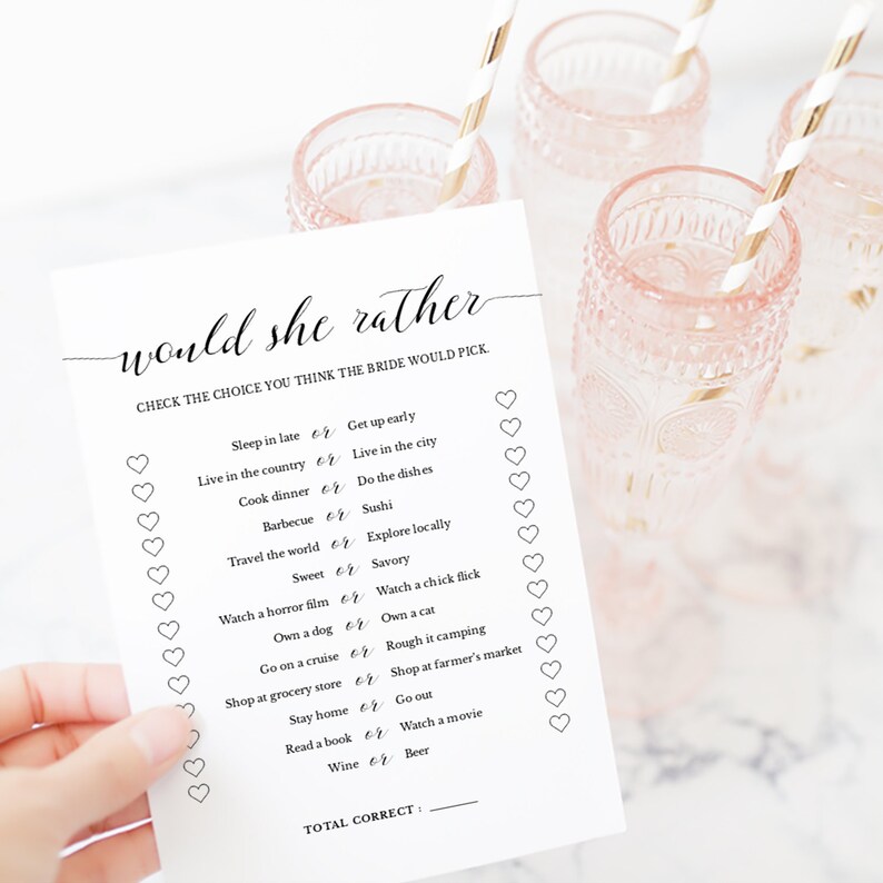 Bridal Shower Game Bundle 13 Editable Games Customize Name & Etsy