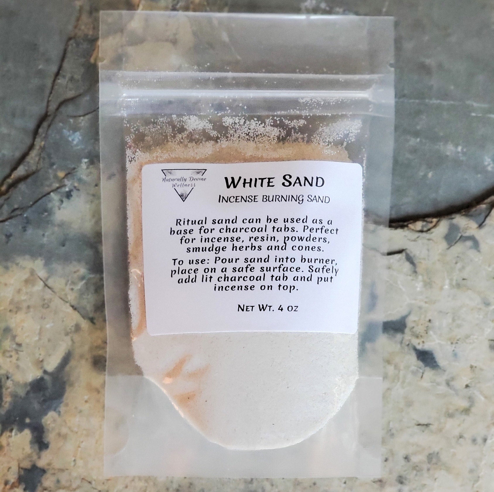 White Sand Incense Sand Burning Resins Smudge Herbs Etsy Singapore