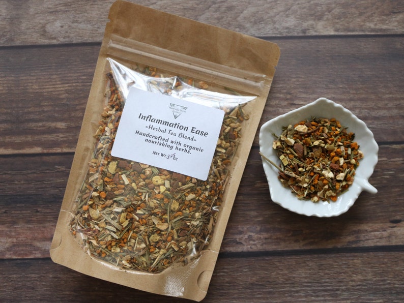 Inflammation Ease Herbal Tea Antiinflammatory Support Tea Etsy