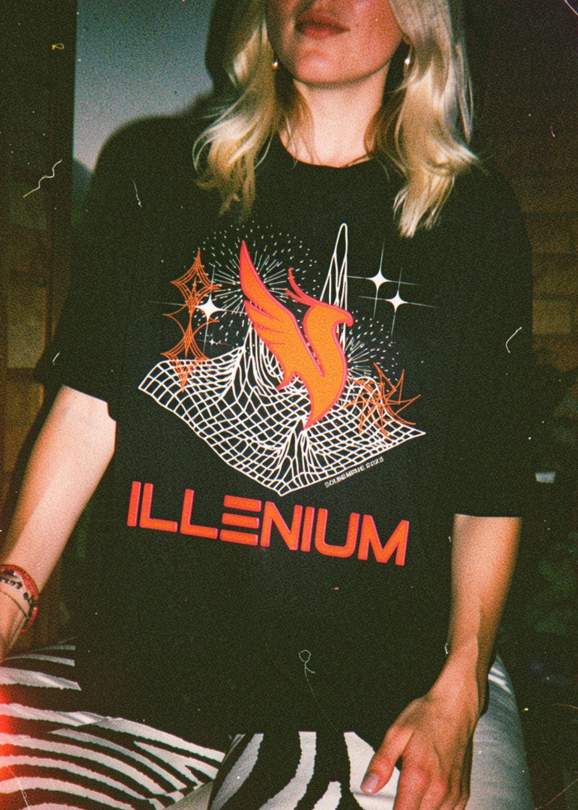 ILLENIUM Short Sleeve T-shirt | ILLENIUM Edm Music Festival Merch