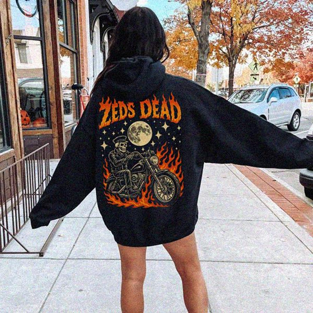 ZEDS DEAD Motor Cycles Hoodie | Edm Music Festival Merch, Raver