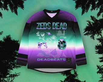 ZEDS DEAD Northern Lights Jersey | Edm Music Festival Merch - Etsy