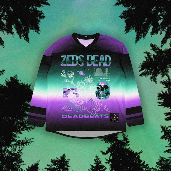 ZEDS DEAD Northern Lights Jersey | Edm Music Festival Merch - Etsy