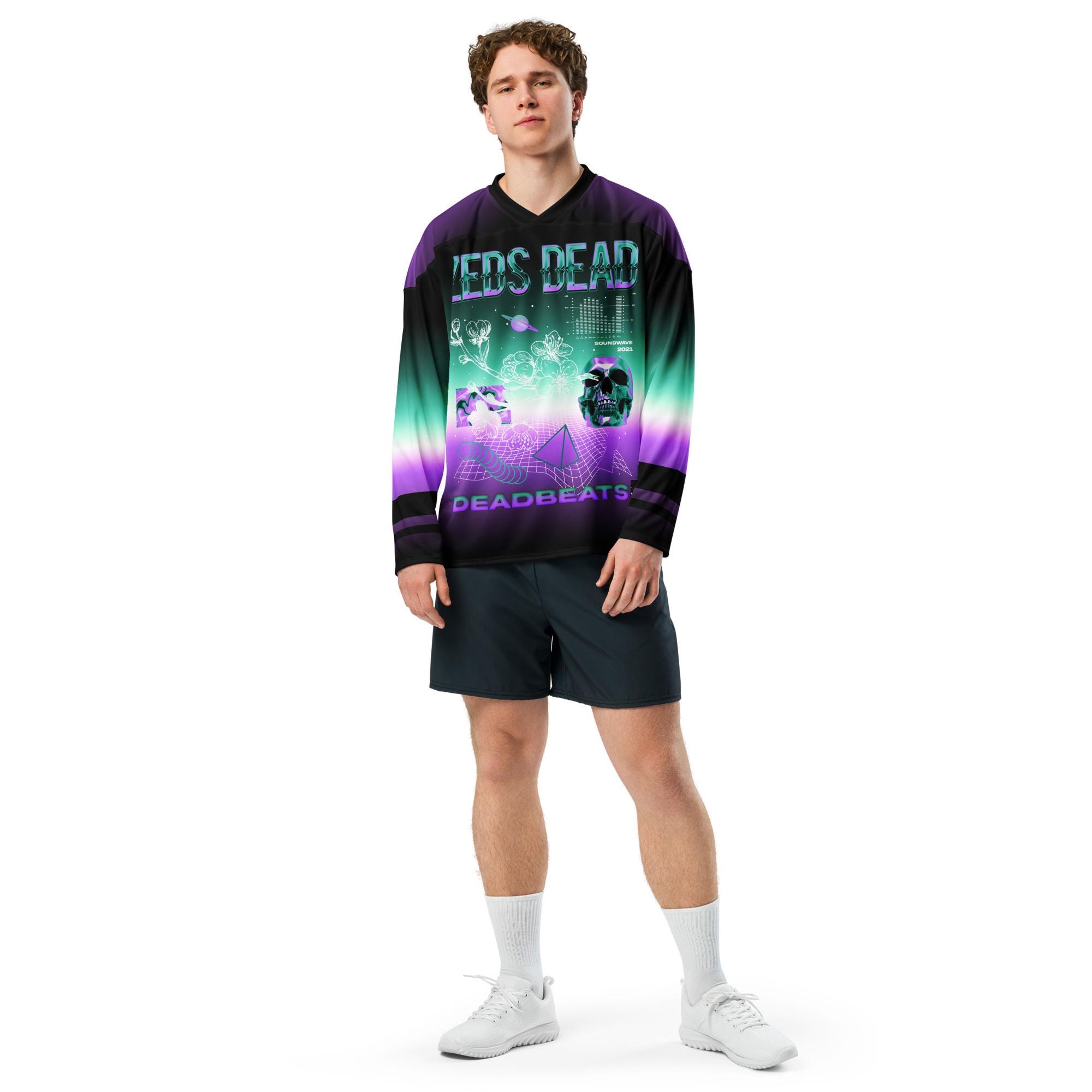 ZEDS DEAD Northern Lights Jersey | Edm Music Festival Merch - Etsy