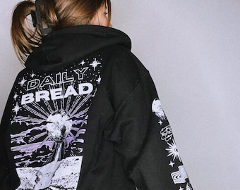 TÄGLICHES BROT zip Hoodie | edm Musikfestival merch
