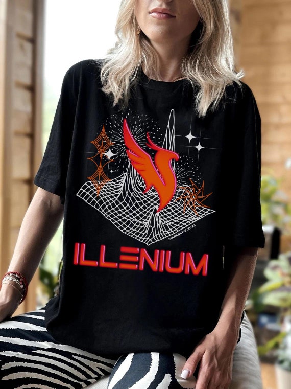 ILLENIUM short sleeve t-shirt | ILLENIUM edm music festival merch