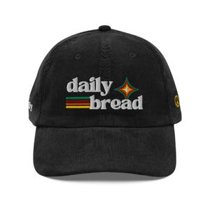 DAILY BREAD vintage corduroy cap | edm music festival merch