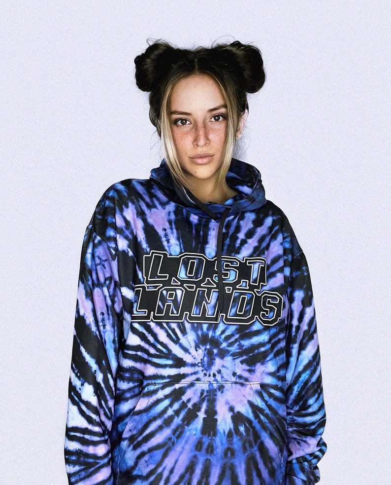 Lost Lands Sublimated Tie Dye Hoodie EDM Festival Hoodie Etsy