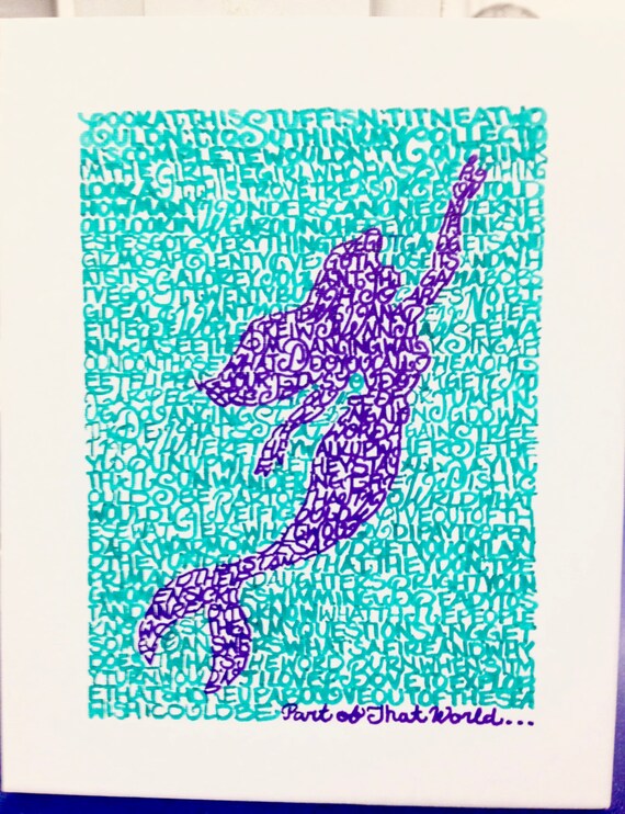 Ariel The Little Mermaid Part Of Your World Disney Inspired Etsy Ariel The Little Mermaid Part Of Your World Disney Inspired Etsy
