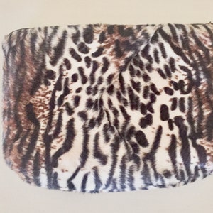 Tiger print essential oil bag, everyday essentials bag
