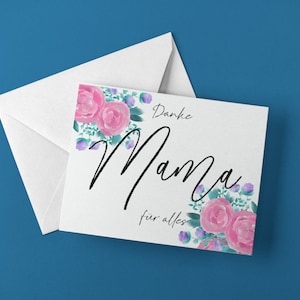 Maman est la meilleure, carte postale ou carte pliante
