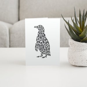 Cartes postales ou pliantes pingouin
