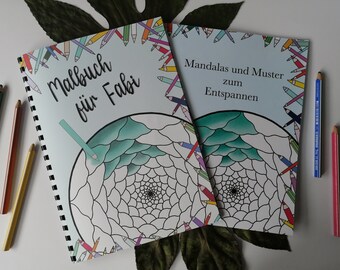 Mandala Buch 18 Farbstifte Ausmalbuch Bleistift Stift Malen  Geschenk Buch Neu 