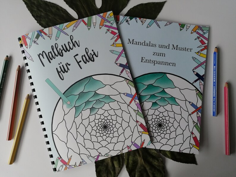 Mandala målarbok med 26 olika bilder att färglägga, illustrerad barnaktivitet utan AI, perfekt present till barn och vuxna bild 9