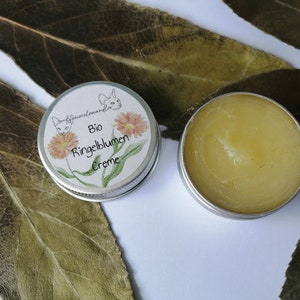 Organic marigold cream, handmade care image 2