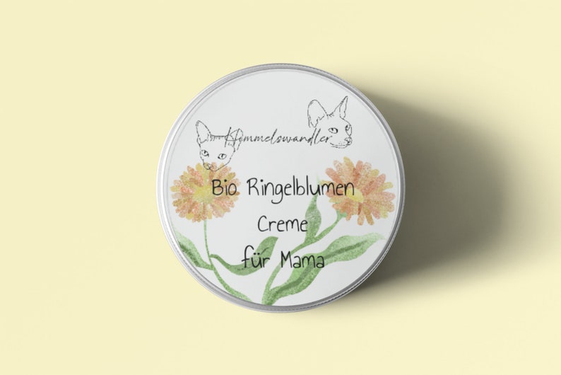 Organic marigold cream, handmade care image 9