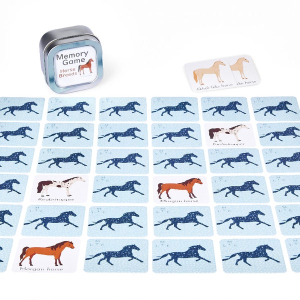 Memory Game - Horse Breeds