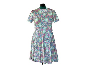 1970’s Handmade Plus Size Vintage Floral Dress