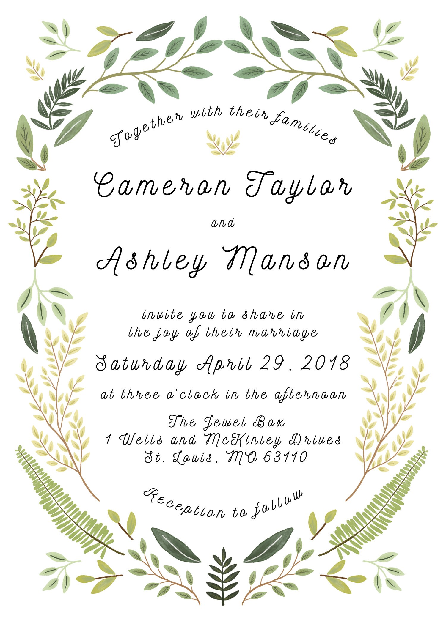 Printable Rustic Wedding Invitation, Rustic Wedding Invitations, Rustic ...