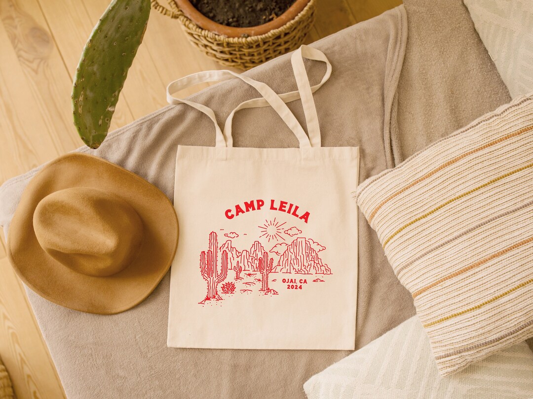 Welcome Tote Bag, Bridal Party Totes, Camp Bachelorette Bags, Wedding ...