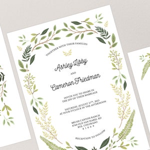 Suite imprimable de faire-part de mariage rustique, faire-part de mariage rustique, kit de téléchargement numérique de mariage, cartes RSVP de mariage, cartes de détails de mariage