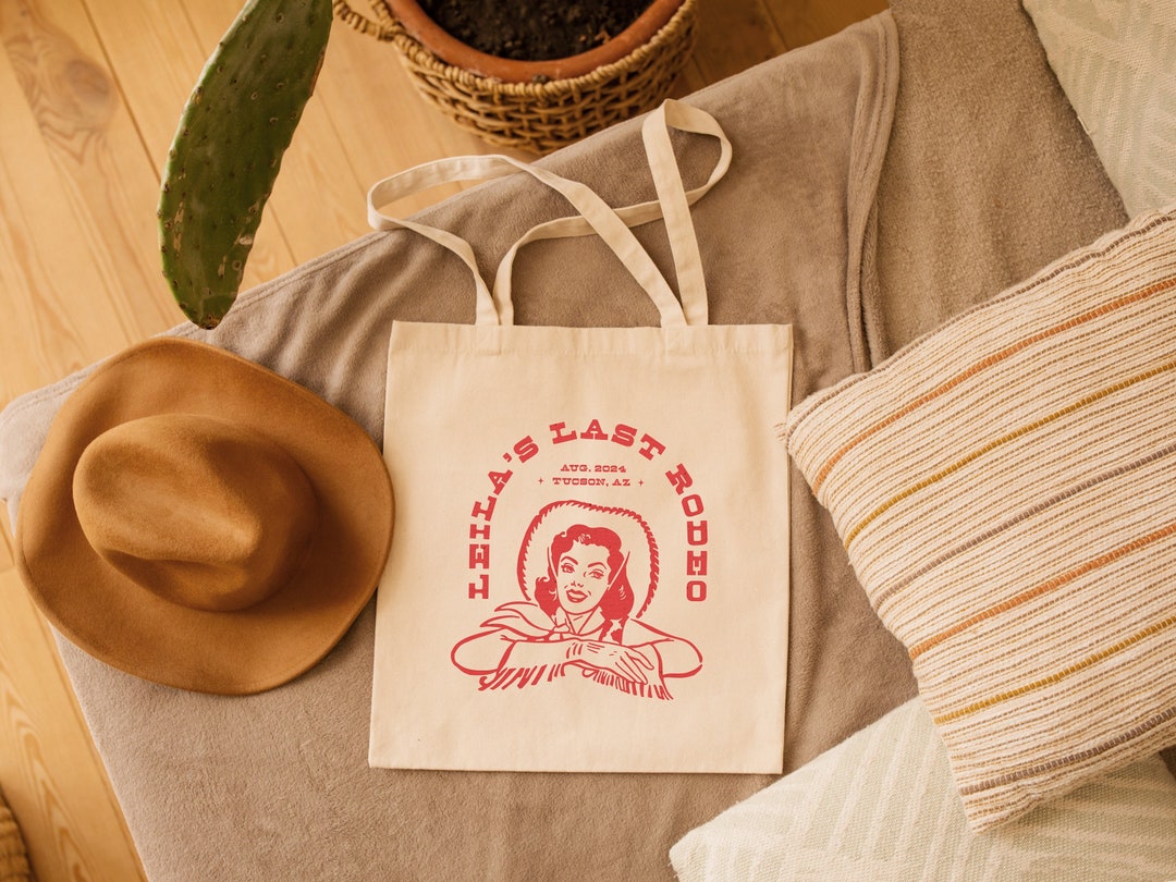 Welcome Tote Bag, Bridal Party Totes, Camp Bachelorette Bags, Trendy ...