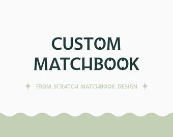 Custom Design Add-On for Matchbook Orders