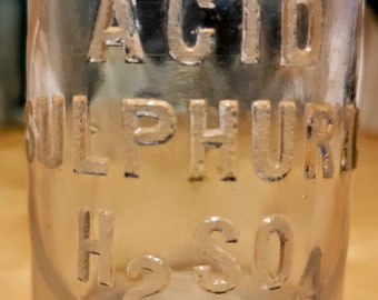 GUY GIFT Vintage Lab Bottles  Charity Hospital New Orleans Century Old Antique Apothecary  All Made in USA