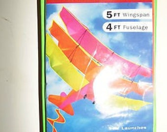 Vintage Rare Tri-Plane by Kite Factory New In Original Package