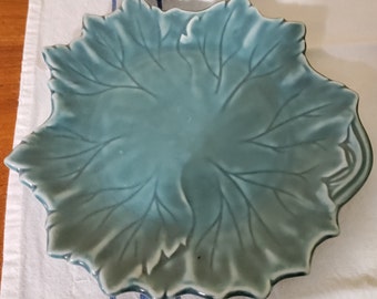 1940s Steubenville, Ohio Magnificent Woodfield China Pieces in Rare Teal Blue Shade