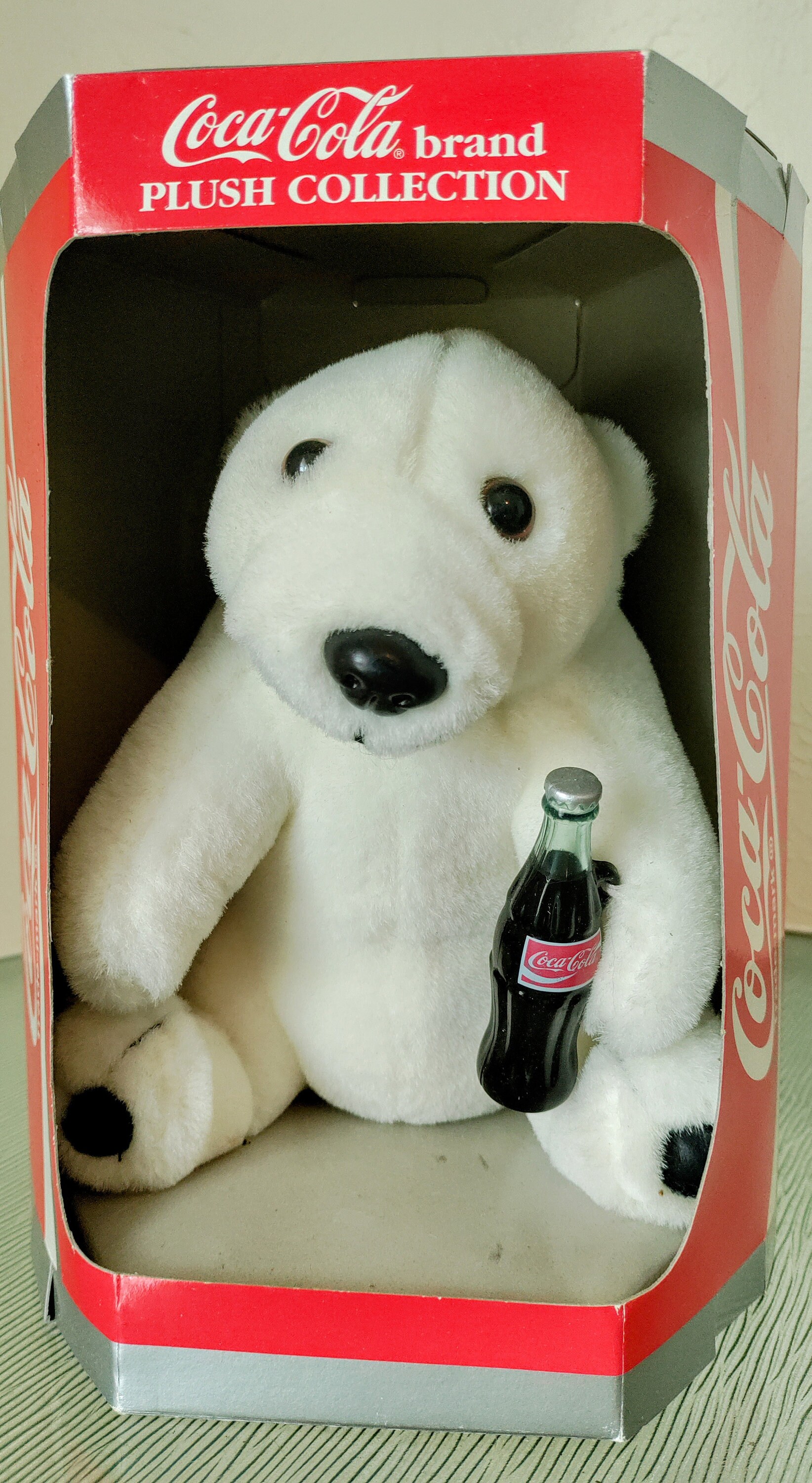 coca cola plush polar bear 1993