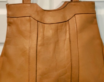 Leather Custom-Made HandBag Vintage Mexican Craftsmanship