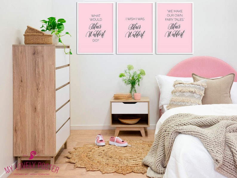 Blair Waldorf E Set Of 3 Posters Gossip Girl Tv Series Girls Room Decor Home Prints Inspirational Art - Blair Waldorf Bedding Blair Waldorf E Set Of 3 Posters Gossip Girl Tv Series Girls Room Decor Home Prints Inspirational Art - Blair Waldorf Bedding