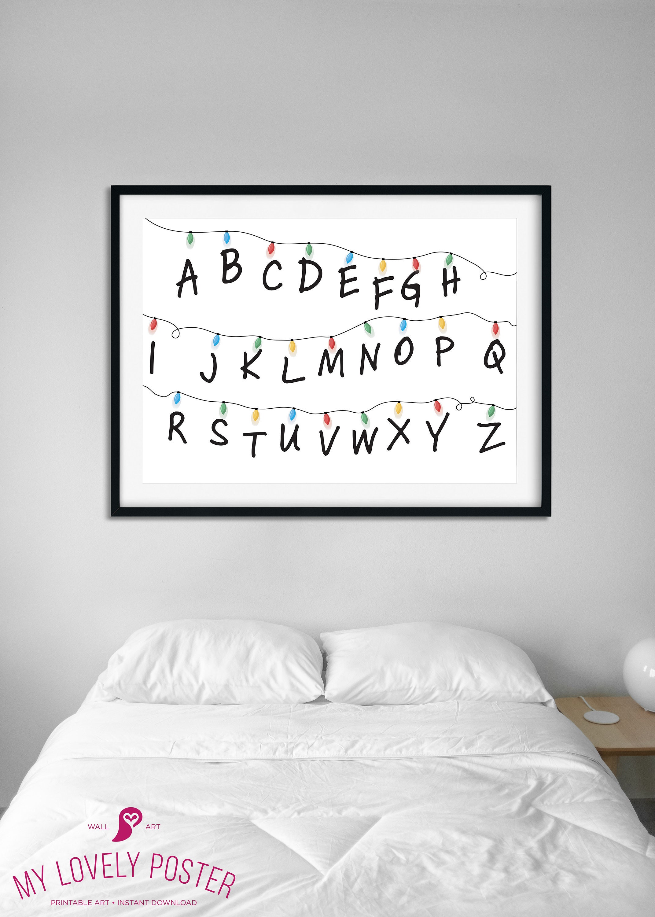STRANGER THINGS POSTER TV SERIES FILM WALL ART IMAGE A3 A4 SIZE