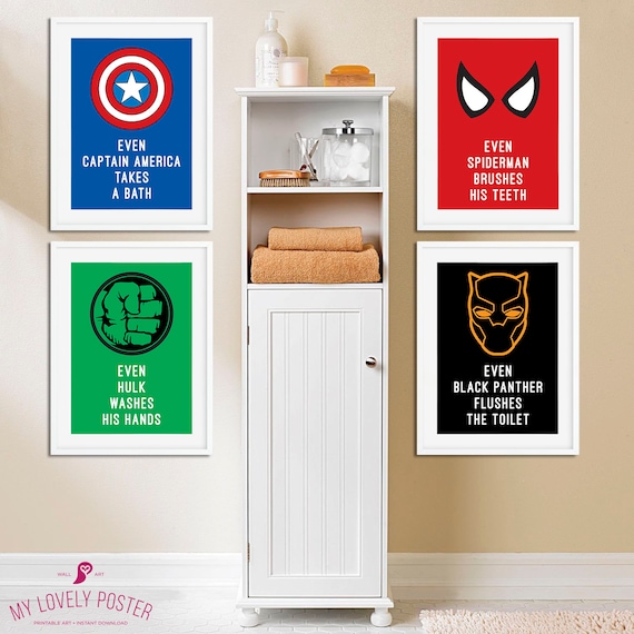 marvel superhero bathroom accessories