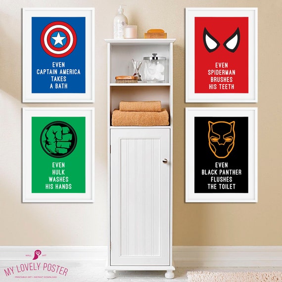 marvel superhero bathroom accessories