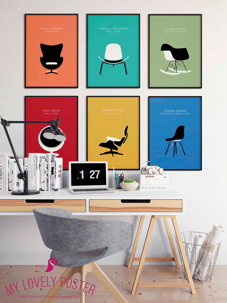 Ball Chair Poster Eero Aarnio Interior Design Bauhaus Etsy